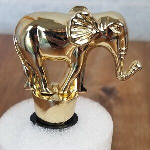 Lilly Pulitzer Gold Elephant Wine Stopper and Stirrer Palm Beach Bar Gift